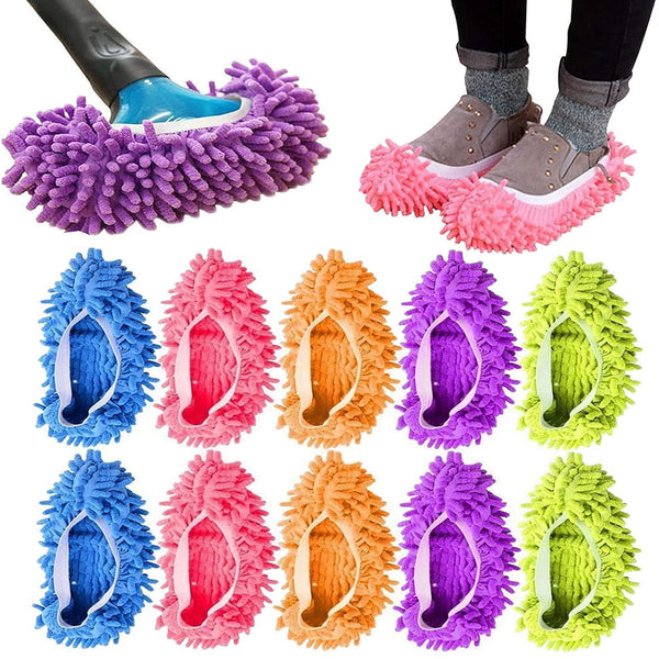 10Pcs Mop Slippers for Floor Cleaning